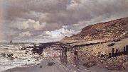 Claude Monet The Pointe de la Heve at Low Tide oil